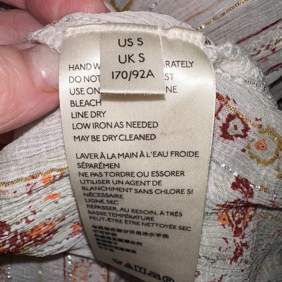 Free People Dance Magic Boho Tunic S - Picture 7 of 7